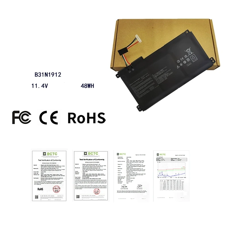 Imagem -05 - Bateria do Portátil para Asus Vivobook 14 E410ma L410ma E410ka E510ma E510ka E510ka F414ma L510ma R522ma C31n1912 Novo