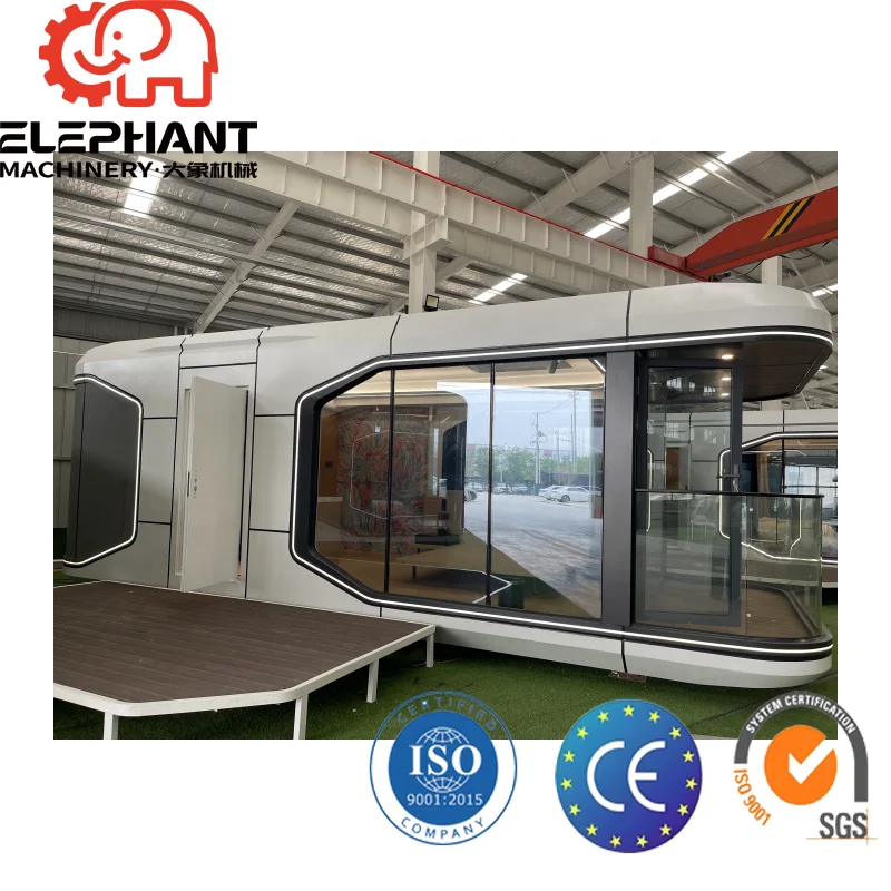 Modern Modular Tiny Capsule cabin Moved House Light Steel Frame House Space Capsule House