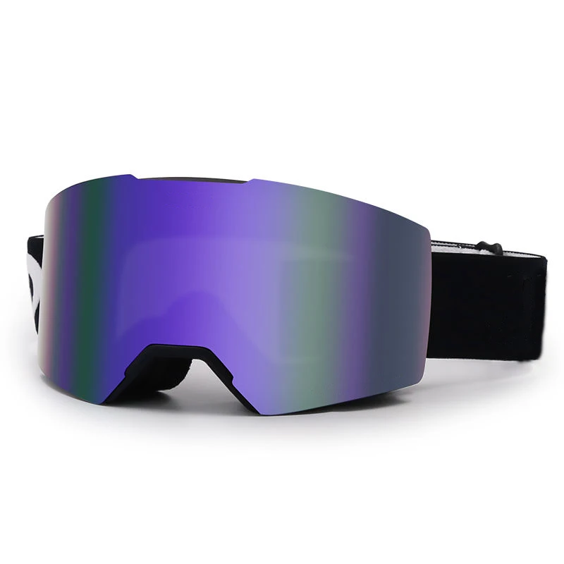 Custom magnetic anti-fog OEM ODM snow sunglasses ski goggles UV400 protection snowboard skiing glasses