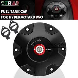 For DUCATI Hypermotard 950 / SP 2019-2022 Multistrada V4 2021-2023 Accessories Motorcycle CNC Fuel Tank Cap Key Oil Tank Cover