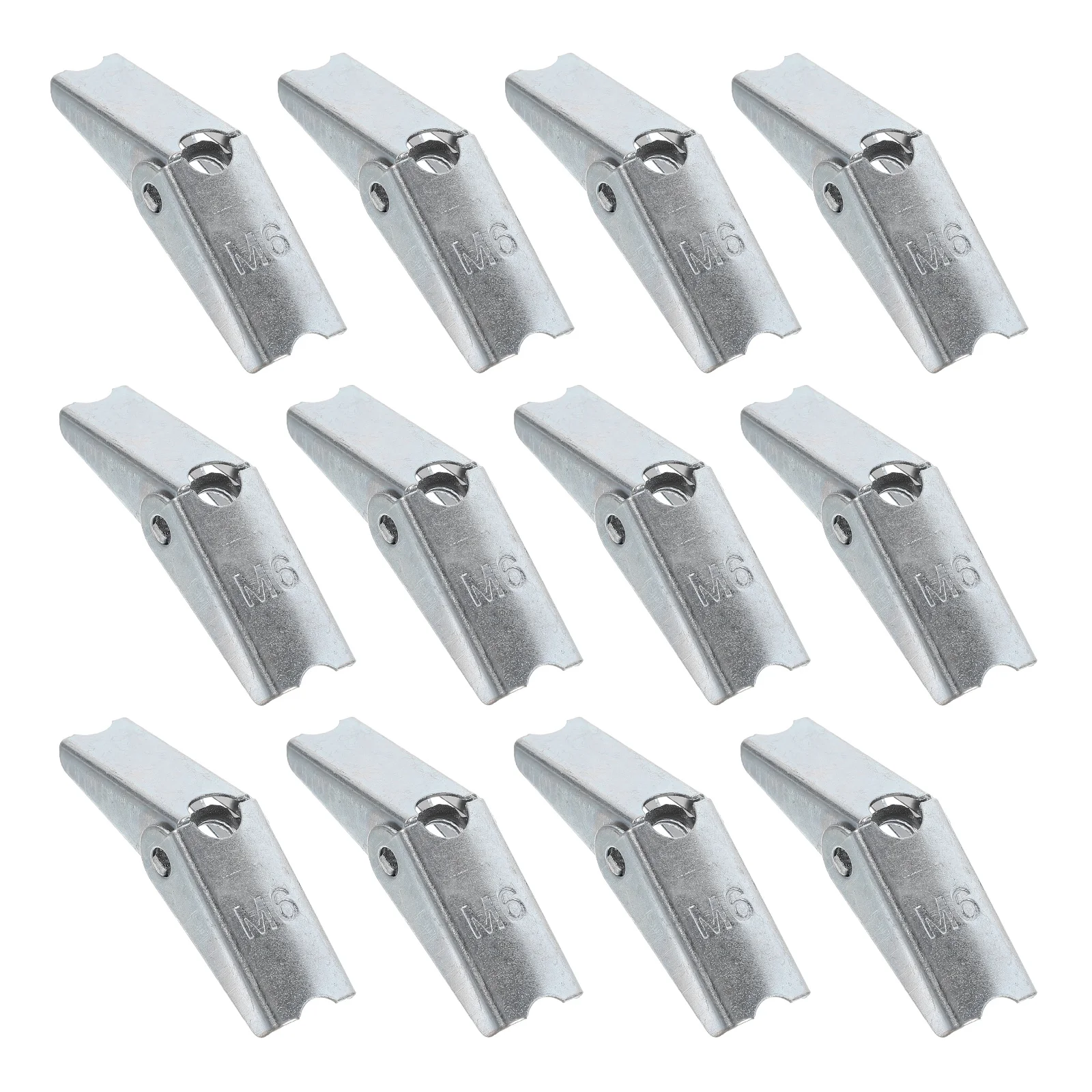 

12 Pcs Aircraft Expansion Toggle Anchor M6 Galvanized Nut Drywall Cement Board Heavy Duty Wall Fixings Hanging Items