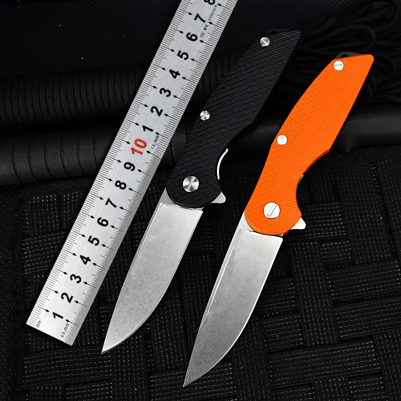 Kesiwo F111  D2 Steel Blade Folding Knife G10 Handle Utility Camping Hunting Survival Fishing Outdoor EDC Pocket Knife