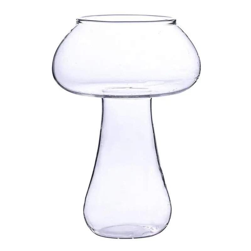 250ml Mushroom Cocktail Glass Cup For Drinks Beer Creative Clear Wine Glasses Coffee Drinkware Mushroom Shaped Cups Shot Glasses