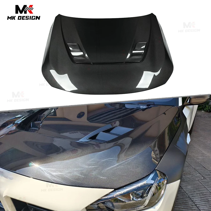 

Carbon Fiber ALP Style Front Engine Bonnet Hood Cover for BMW 2 Series G42 M240 G87 M2 Front Hood Replacement Auto Parts