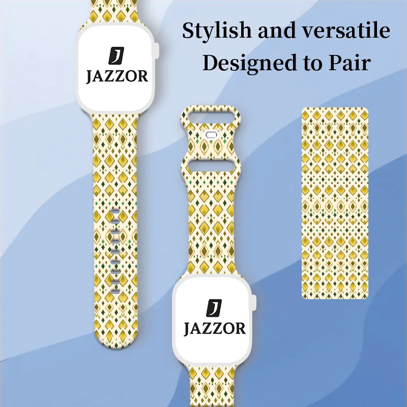 Rainbow Macaron Soft Silicone Band for Apple Watch 9 8 7 6 5 Ultra SE Size 38 40 41 42 44 45 49mm Strap Suitable for All iWatch