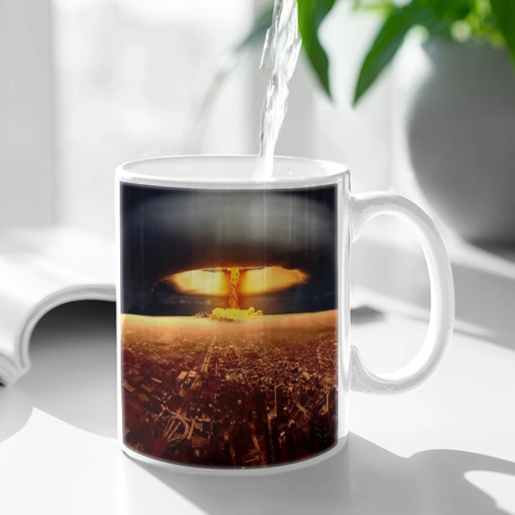 Interesting Explosion Free shipping Ceramic Cup Coffee Oatmeal Breakfast Cup Creative Personality Mug