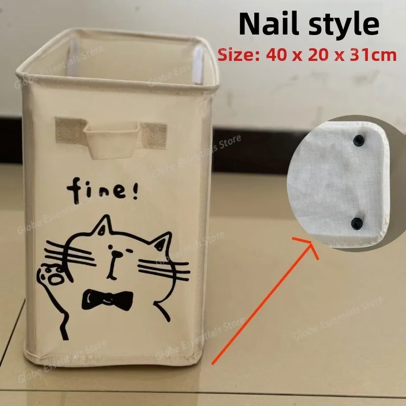 

Новая корзина для хранения из ткани Оксфорд, сумка для рабочей станции, полка под столом, гвоздь, разные складные корзины для хранения