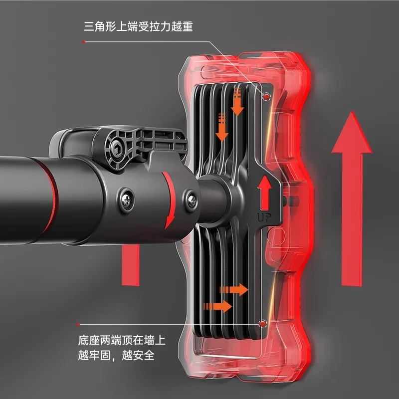 Horizontal Bars，Fitness Equipment Without Punching Rings, Single Pole Pull-up Device on The Door，Portable Fitness Equipment