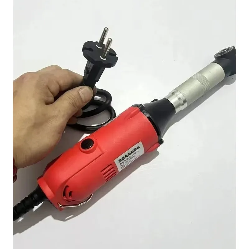 Máquina de corte industrial de telha, ângulo reto, 90 graus, cotovelo multifuncional, economia, polimento e retificação