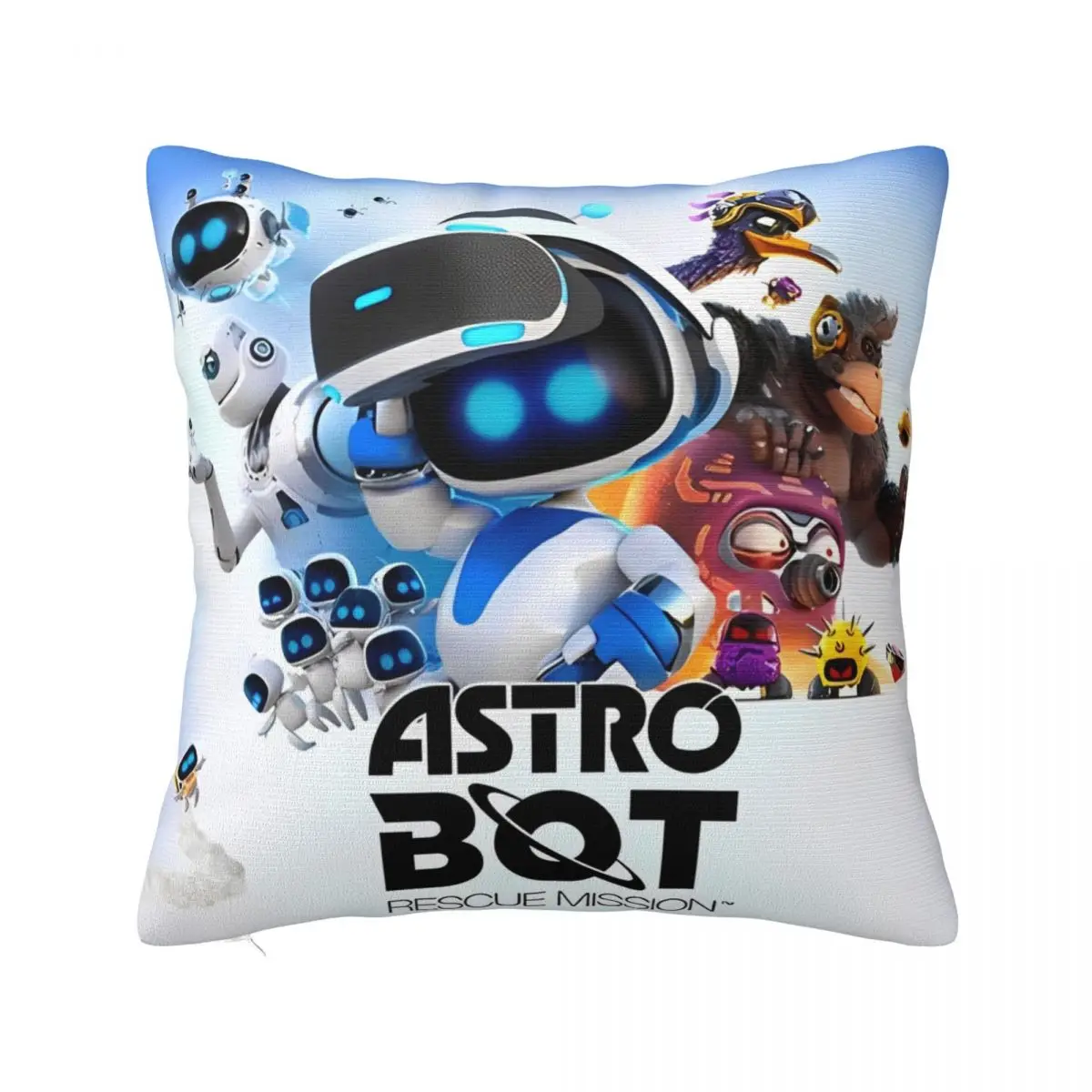 

Astrobot Astros Playroom Pillow Covers Stuff Printed Cushion Cover Decorations Videogame Pillow Case Cover Home Multiple Sizes