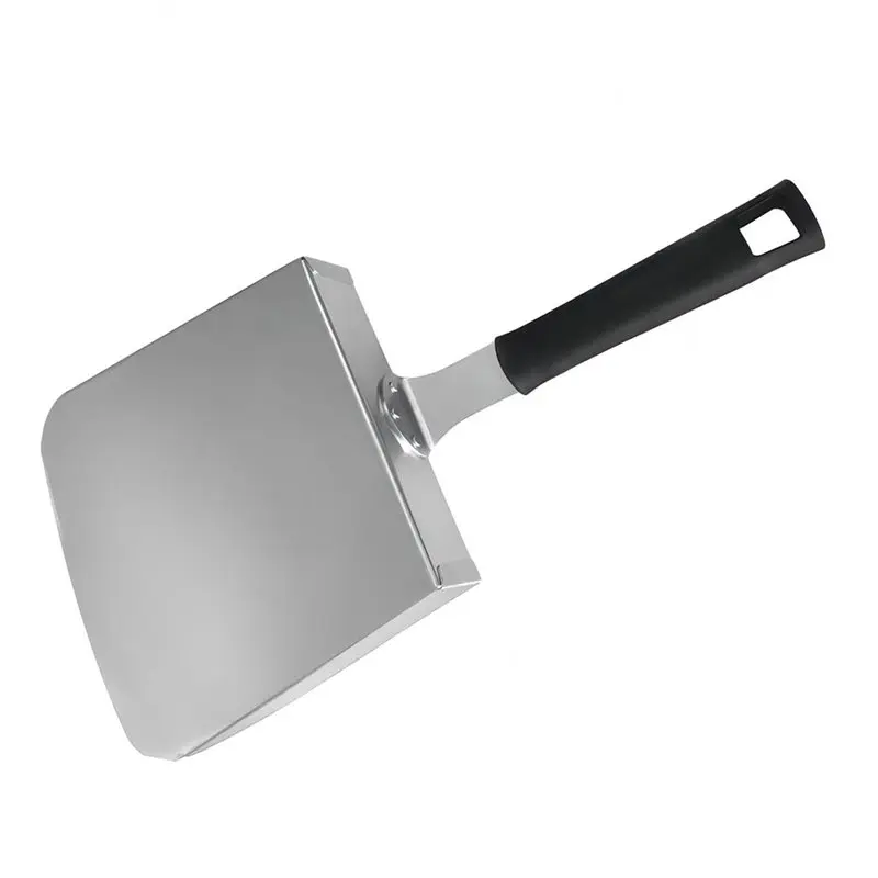 ABZV-Sekop Pengaduk Makanan Besar Untuk Nasi Goreng Panggang, Sekop Pengaduk Untuk Memasak Tipe Hibachi, Sekop Makanan Bahan Stainless Steel