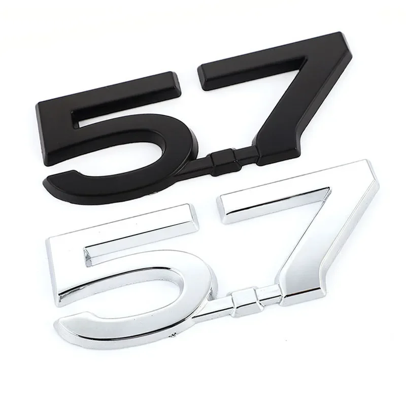 Car Sticker Emblem Badge Trunk Decals 5.7 LITER HEMI Logo Front Hood Grille for Jeep Dodge Ram 1500 2500 3500 Challenger Charger view 2