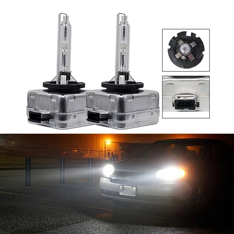 

2PCS Genuine SUKIOTO Original D1S 35W 66140 Xenon HID Replacement Bulb For BMW Audi 66340 D3S 55W Car Xenon Headlight Bulbs