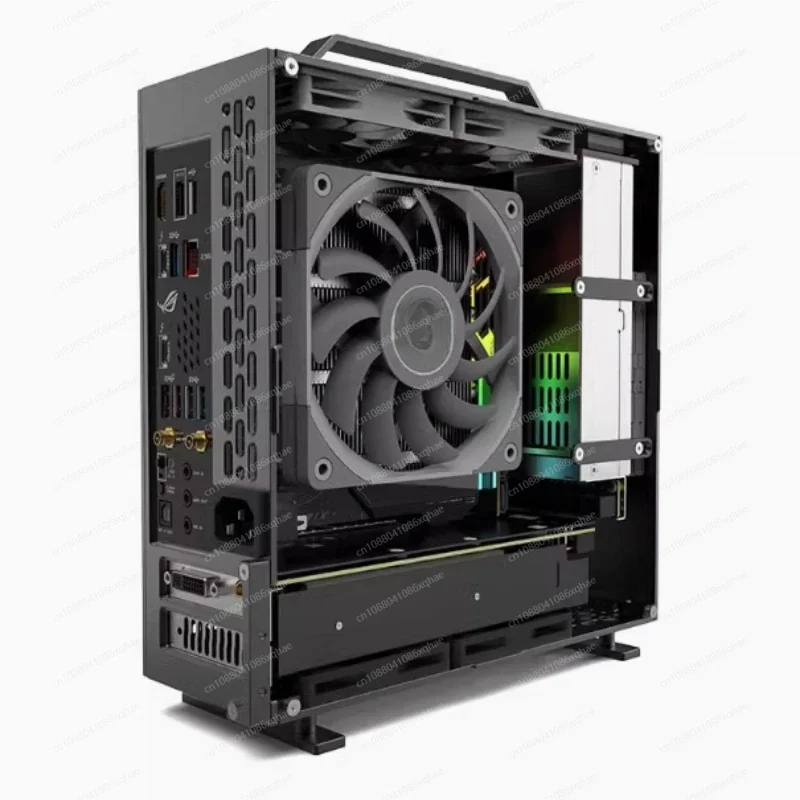 

In Stock Mini A24-V5 2.0 Dual Slot Single Display 1U Power Supply ITX Chassis Double-Sided Chamfering