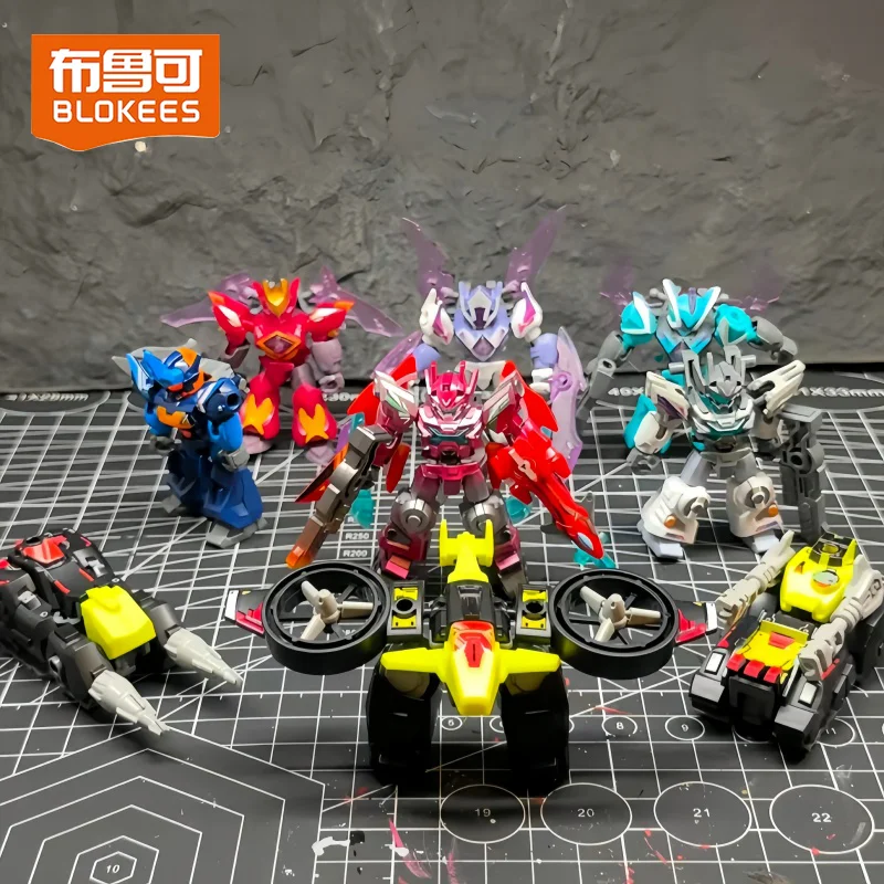 Original Blokees Astral Rally Defender Version 2 Shining Light Original Ip Ast Vt Assembled Moveable Model Birthday Toys Gifts