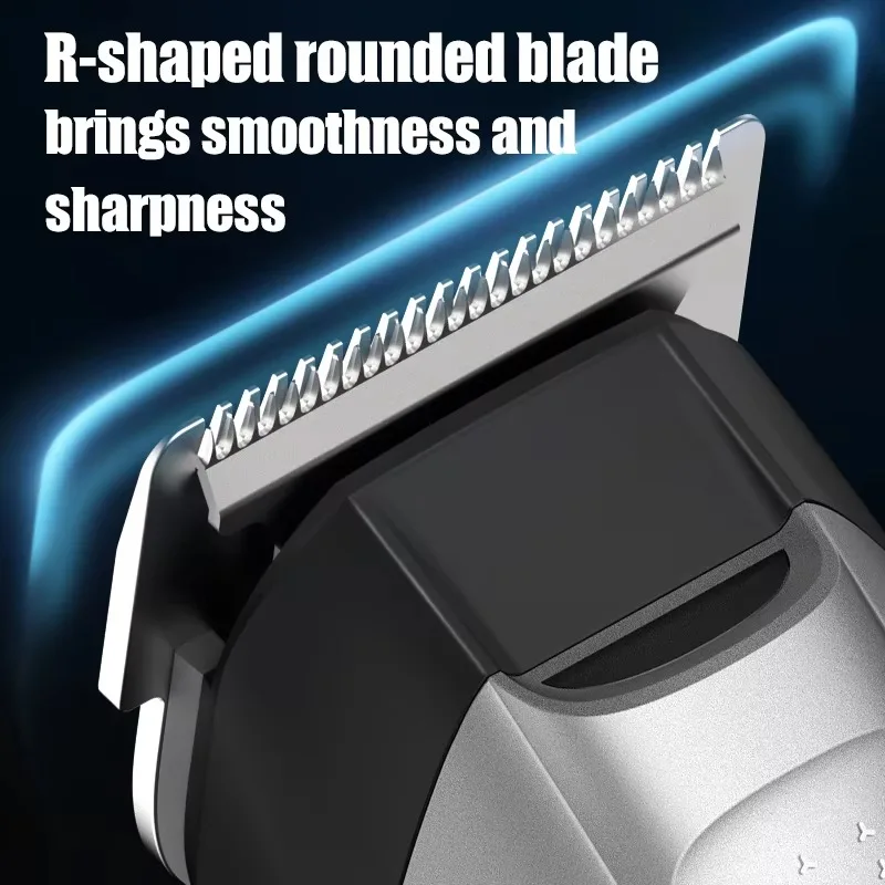 RESUXI 925 Electric Hair Trimmer IPX6 Waterproof Mustache Body Face Grooming Kit 8000rpm 5 in 1 Kit Beard Trimmer for Men