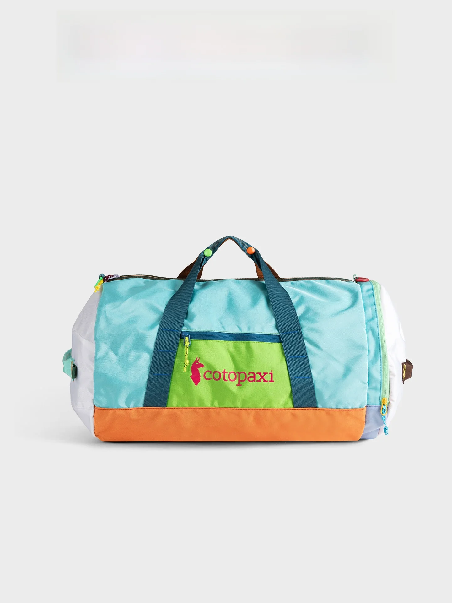 cotopaxi-south-american-llama-fitness-bag-summer-2026-color-block-travel-bag-commuter-tote-waterproof-canvas-shoulder-bag