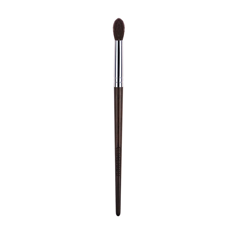 CHICHODO Makeup Brushes-Peach Blossom Series-Bloom Brush Soft Natural Goat Hair Premium Ebony Single Professional Makeup Brush