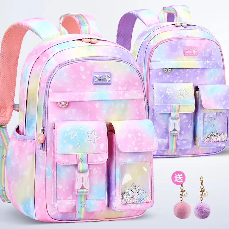 Children School Bags for Girls Waterproof Orthopedic Primary School Backpacks Princess Backpack Kids Teenager Schoolbag Knapsack