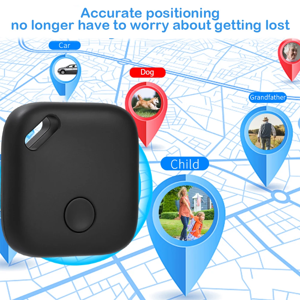 Беспроводной GPS-локатор ITag для Apple Find My Lost, Bluetooth-сигнализация, кошелек, устройство для поиска ключей, сигнализация для детей, домашних питомцев, собак, кошек