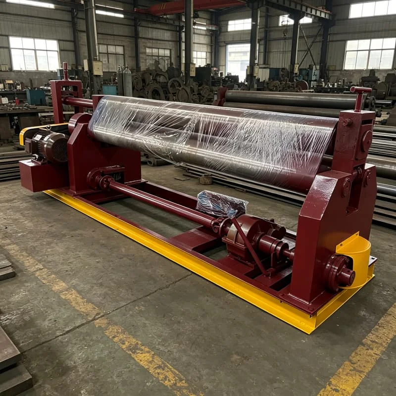 Heavy Load Capacity Steel Plate Forming Mill Automatic Hydraulic 3 Roll Customized For Mining Hopper Tunnel Support Arch Shield