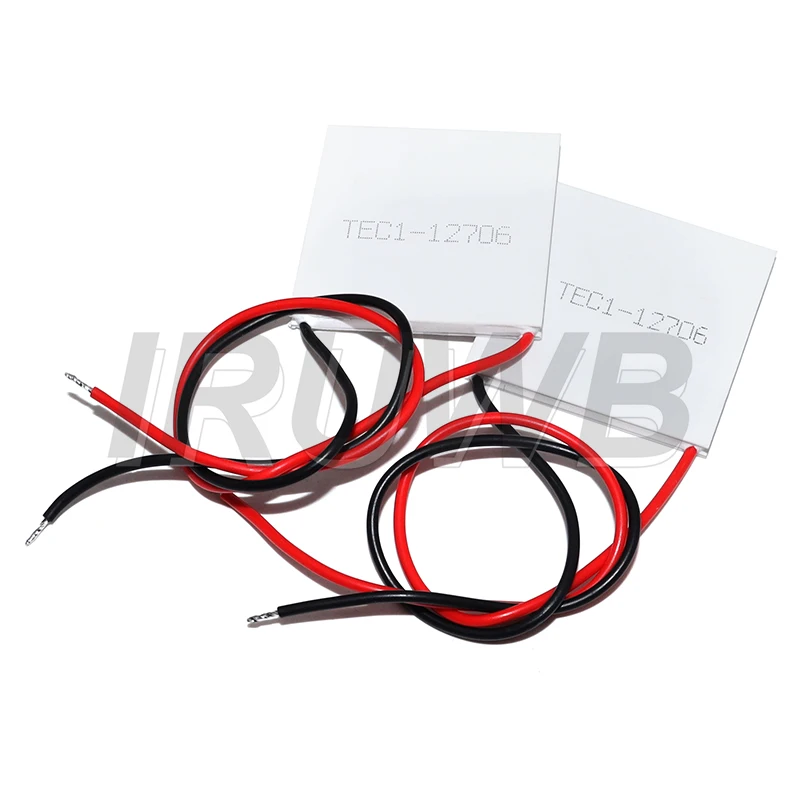 2pcs 12706 12V Cooling Peltier DIY Electronics TEC1-12706 Cooler Peltier 40*40mm Thermoelectric Element Module