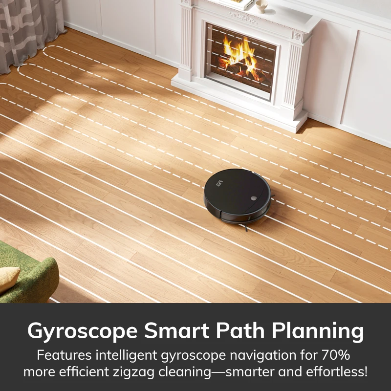 مكنسة كهربائية روبوتية ILIFE V10، شفط 5000 باسكال، ملاحة جيروسكوبية، مكنسة روبوتية ذاتية الشحن، فرشاة دوارة روبوت Aspirateur لـ #5