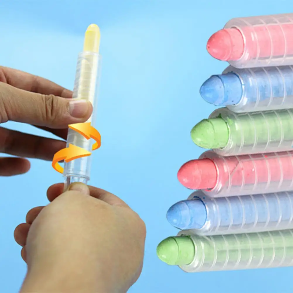 Convenient 10Pcs Helpful Environmental Protection Chalk Holder Protective Chalk Clutch Holder Blocking Design   for Kid