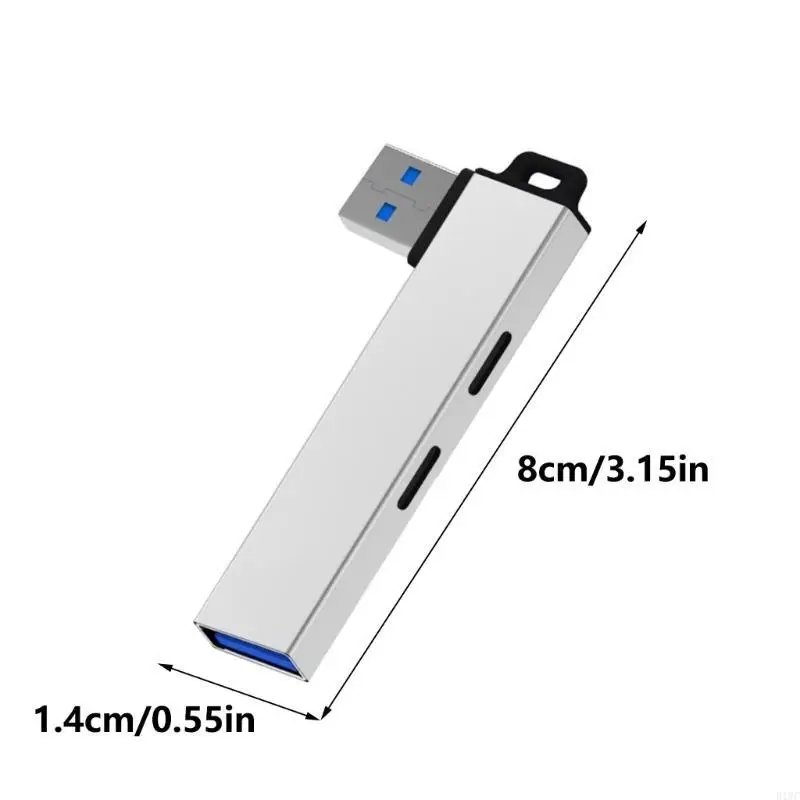 Алюминиевый сплав USB3.0 Hub USB3.0 Splitter USB до 2type C и USB -адаптер
