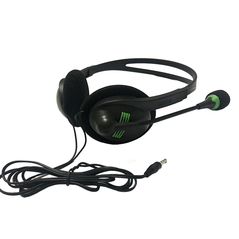 

3.5mm Wired Headphones Universal Headset With Microphone Noise Cancelling Earphone For Laptop Computer