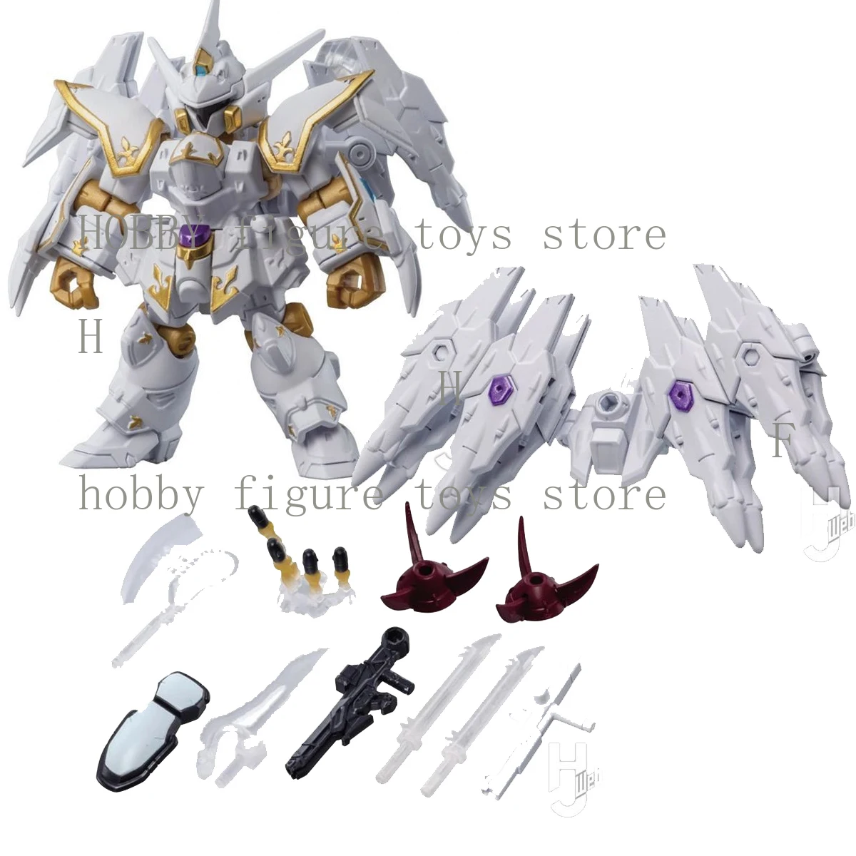 بانداي الأصلي غاشابون جاندام البدلة المتنقلة تجميع MSE 29 Gquuuuuux MSM-07E أنيمي عمل الشكل التجمع نموذج اللعب الهدايا