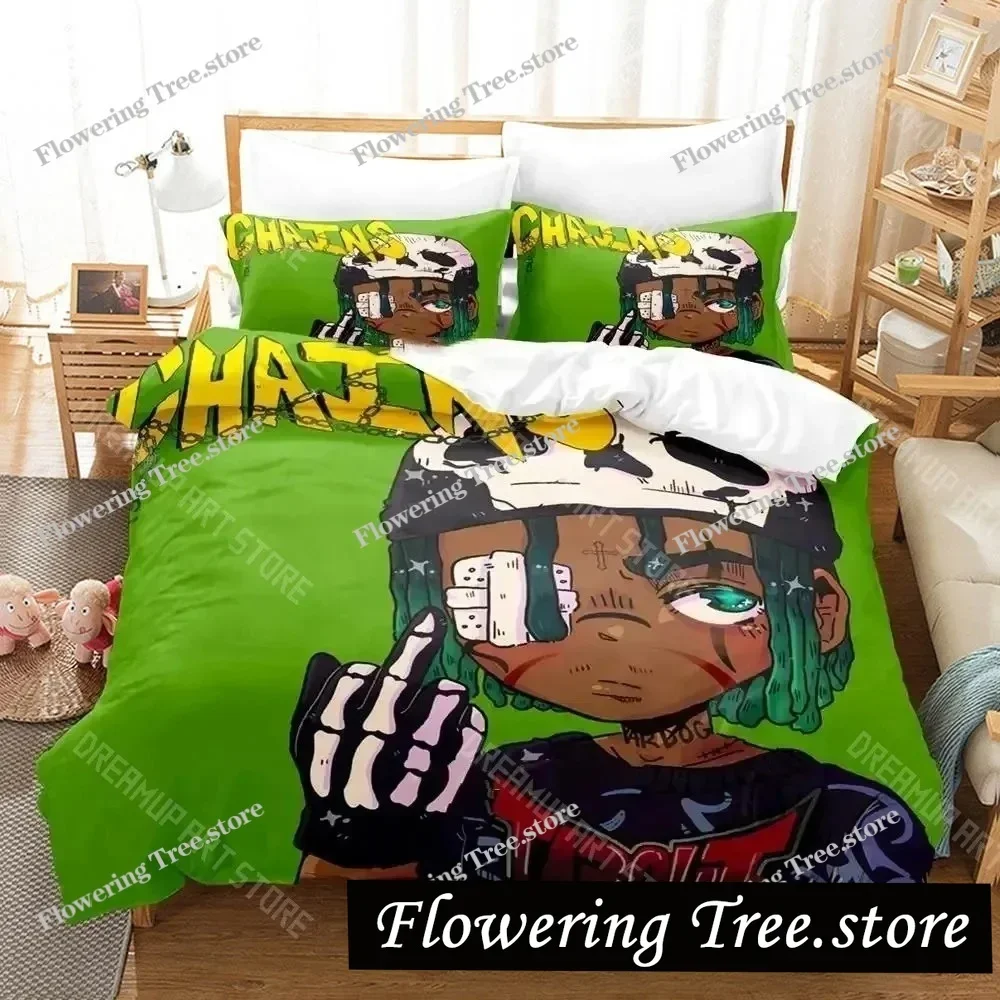 

3D Print Zillakami Rapper Bedding Set Boys Girls Twin Queen King Size Duvet Cover Pillowcase Bed boys Adult Home Textileextile