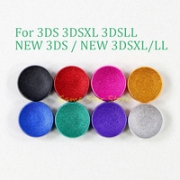 2pcs Replacement Metal Joystick Analog Thumb Pad Circle Cap For 3DS / 3DSXL / 3DSLL / New 3DS / New 3DSXL LL