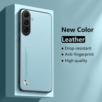 Case for Samsung Galaxy S26 S56 Luxury Shockproof Carbon Fiber Anti-fall Soft Edge Full Protection Leather Cover