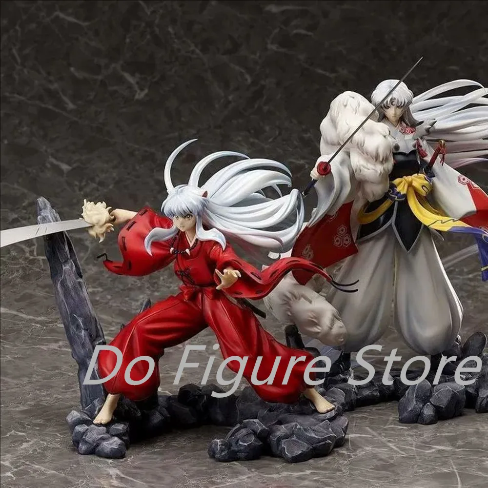 

Статуя аниме Inuyasha Sesshomaru Kagome Zhuye Kawaii, модель Gk, игрушка, коллекция, офисные украшения, подарки