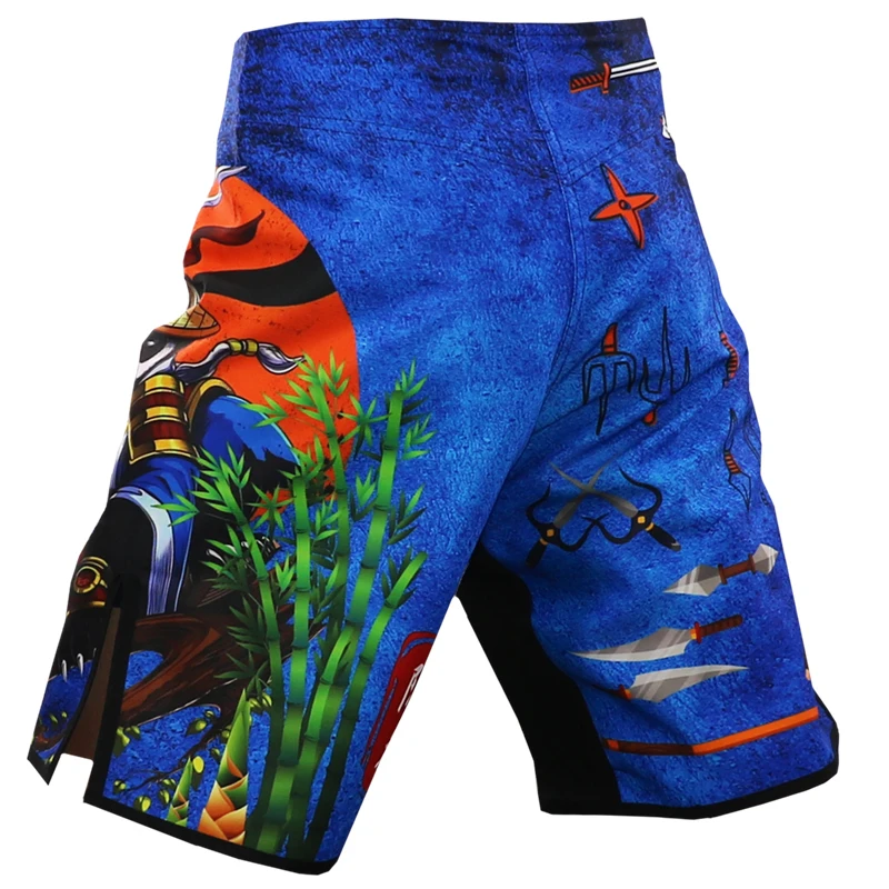 Mma deporte de combate Ninja Panda ciclismo pantalones cortos de pesca Jujitsu entrenamiento artes marciales mixtas Fitness boxeo tailandés Sanda Taekwondo