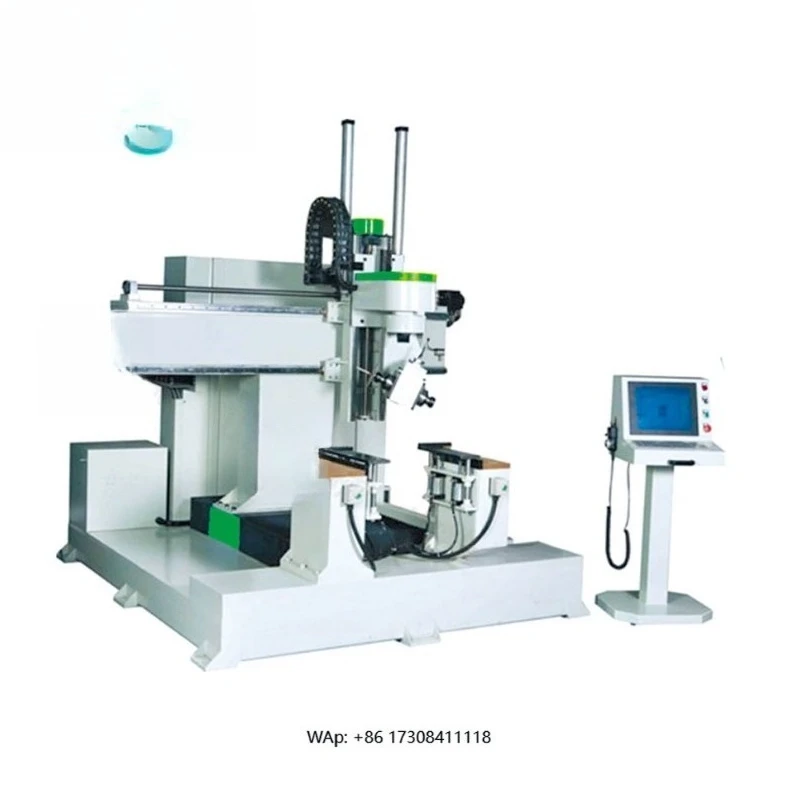 Double-Station 5 Axis CNC Router Machine Automatic Mortise Tenon Miter Tenoner Mortiser New Condition Control