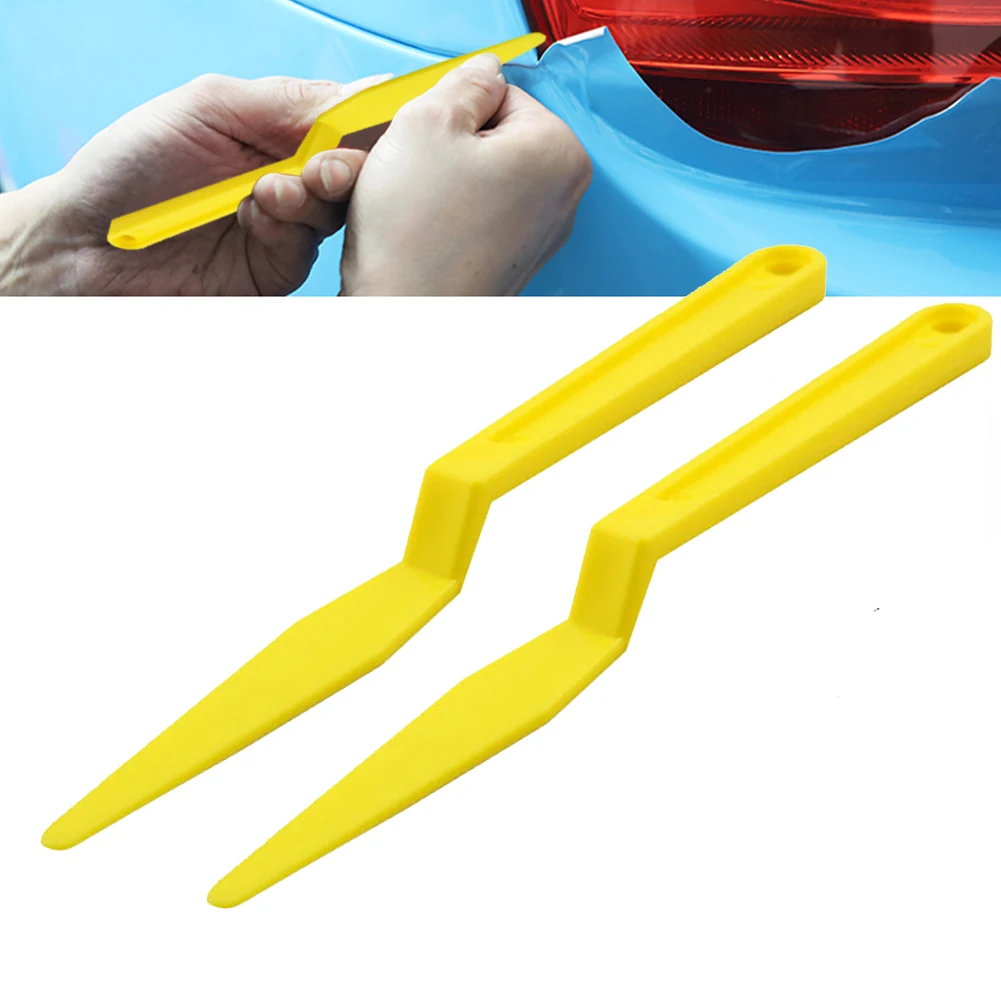 1pcs Carbon Fiber Vinyl Wrapping Tools Car Window Tint Squeegee Kit Plastic Scraper for Window Film Application tool