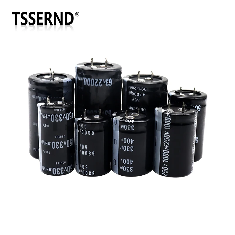 2pcs Good quality 16V 25V 35V 50V 63V 80V 100V 200V 250V 400V 450V 820UF 6800UF 10000UF 22000UF Aluminum Electrolytic Capacitor