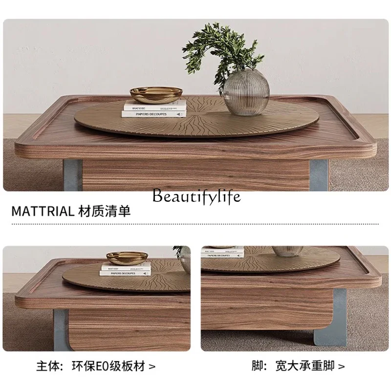 *Table basse carrée simple taille moderne appartement salon