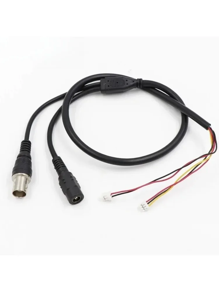 10 szt. Kabel wideo 5-żyłowy do kamer CCTV z wejściem DC (2-pin 2.0mm) + wyjściem BNC (3-pin 1.25mm) do kamer CCTV — zdjęcie 2