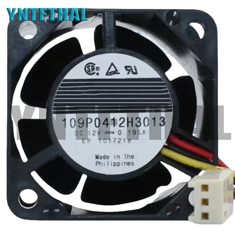 

New For 109P0412H3013 DC12V 0.195A Three Lines 40*40*28MM Cooler Fan
