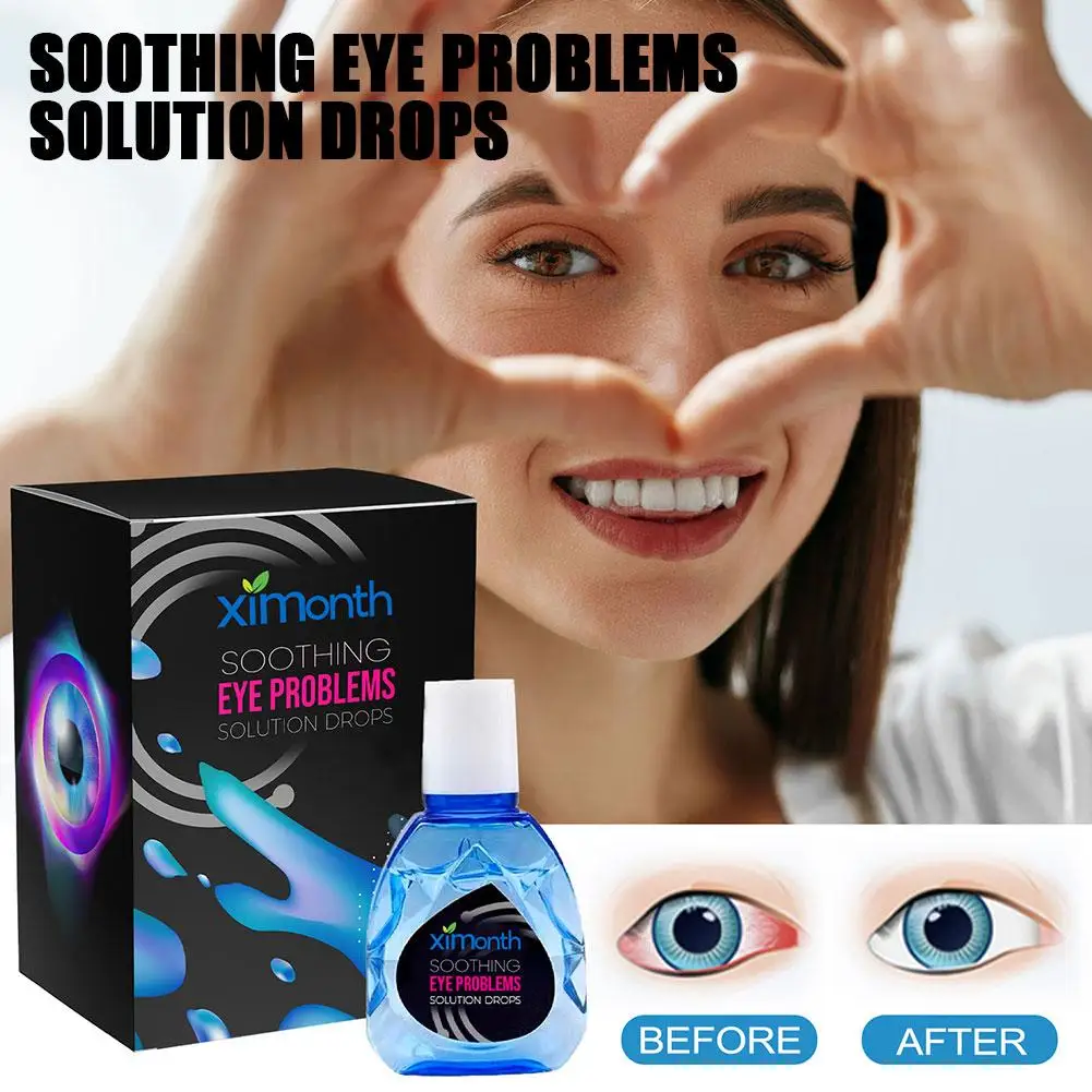 10ml Treatment Eyeproblems Solutiondrops Eye Soothing Remove Eye Dark Fatigue Circles Eyesight New Improve Drops Eye Reliev K3m5