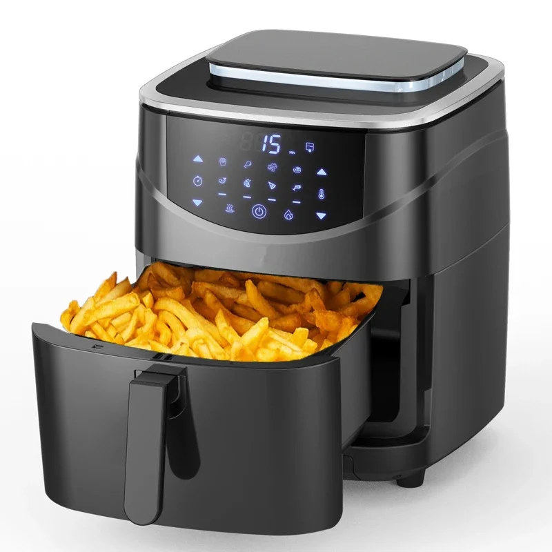 Hot Steam Air Fryer 7L With Touch Screen Dishwasher Safe Accessories Smart Air Fryer Digital With Steam Function