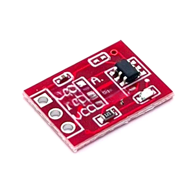 TTP223 Touch Sensor Touch Key Module Self-Locking Tap Action Capacitive Switch Single Circuit Retrofit