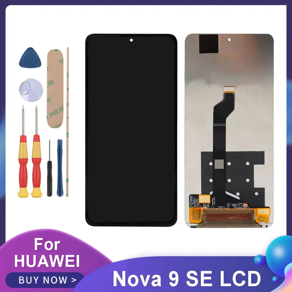 pop-678''-for-huawei-nova-9-se-lcd-display-touch-screen-digitizer-assembly-honor-50-se-jln-lx1-lcd-screen-replacement-with-fram