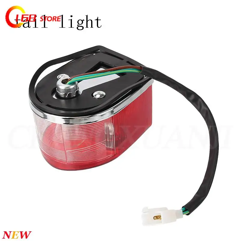 Luz trasera de freno para motocicleta con soporte de montaje compatible con Honda ST70 DAX ST50 ST90 CT50 CT70