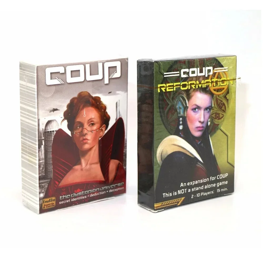 Indie Boards and Cards | Coup | Card Game | Ages 14+ | 2-6 Players | 15 Minute Playing Time