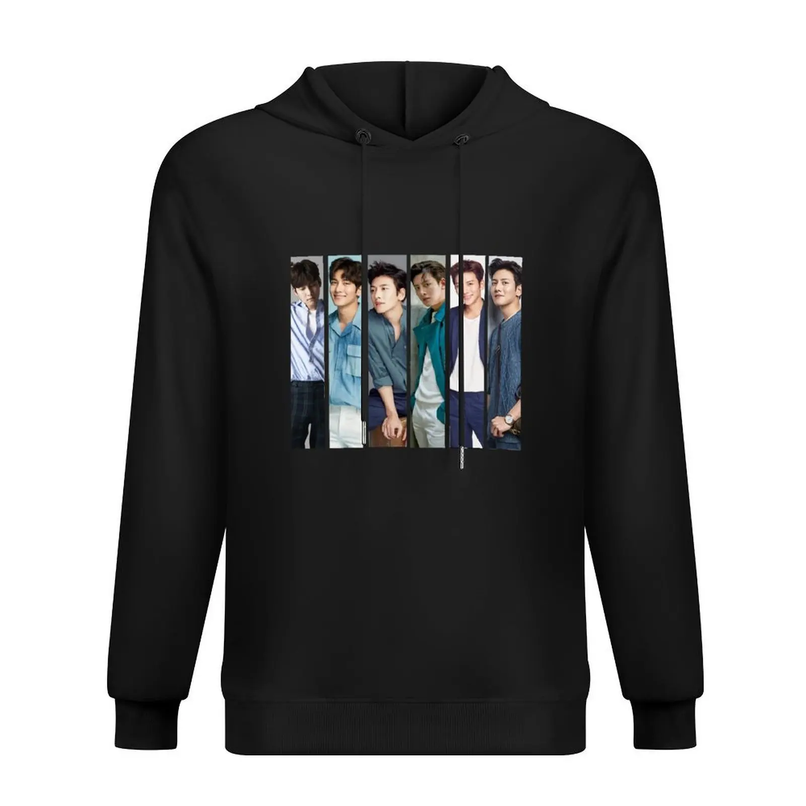 

Ji Chang Wook Vertical Collage Hoodie men wear men's winter sweater autumn fashion men new hooded tee