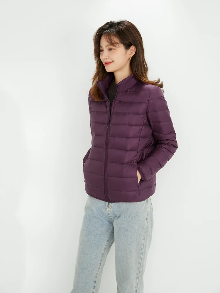 NewBang-chaquetas de plumón de pato ultraligeras para mujer, abrigo ligero de tela mate, Parka cortavientos cálida para mujer, abrigos grandes